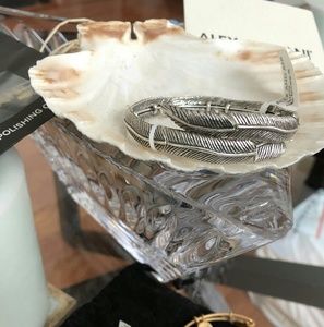 Alex and Ani Feather Wrap Bangle